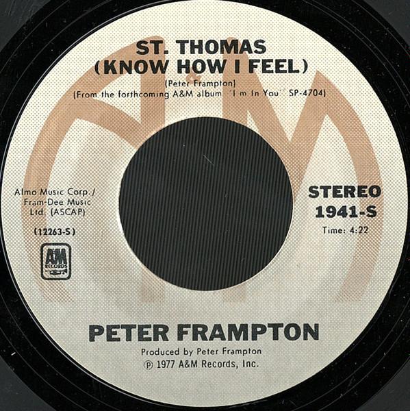 PETER FRAMTOM - I M IN YOU | 7" SINGLE VINILO USADO