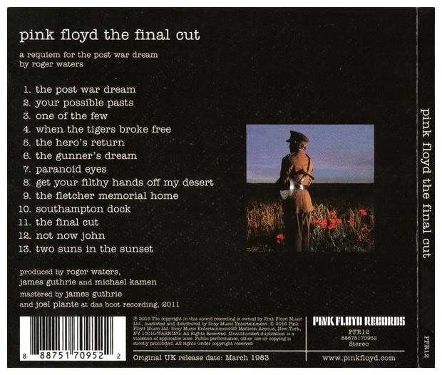 PINK FLOYD - THE FINAL CUT (DVERSION) | CD