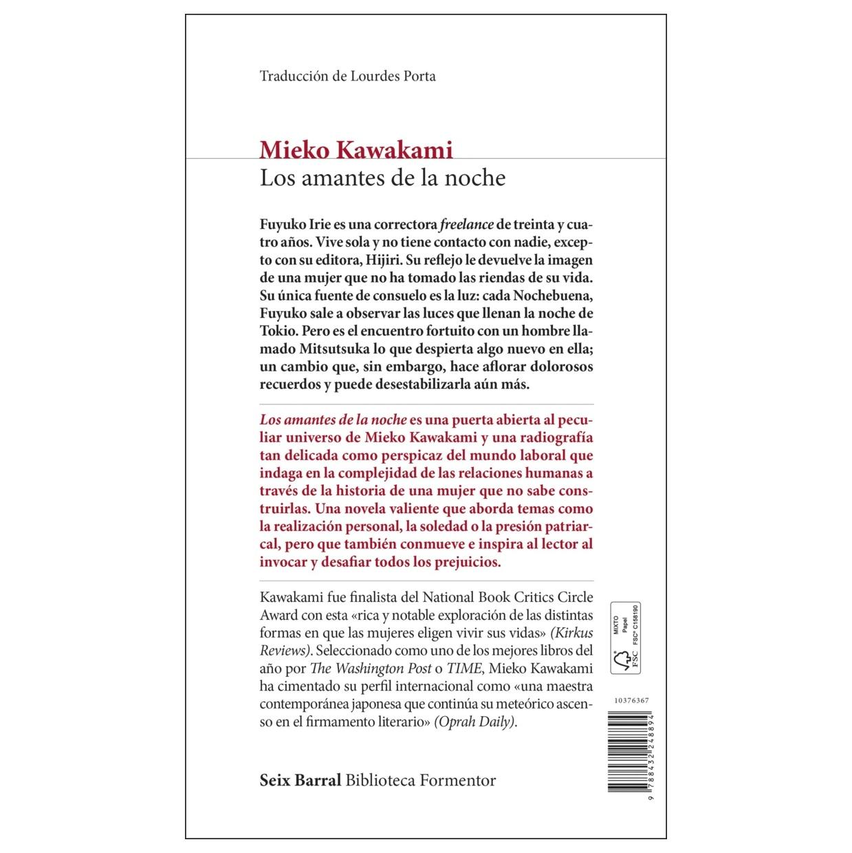 LOS AMANTES DE LA NOCHE (TAPA BLANDA) - MIEKO KAWAKAMI | LIBRO