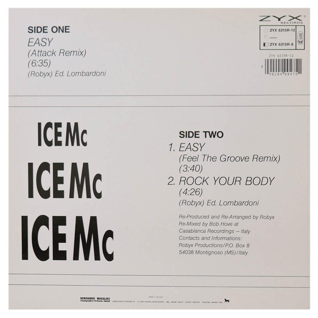 ICE MC - EASY | 12" MAXI SINGLE USADO