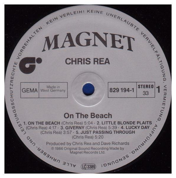CHRIS REA - ON THE BEACH | VINILO USADO