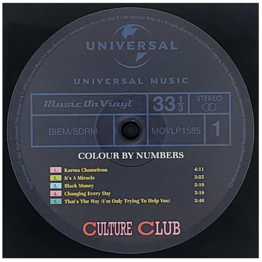 CULTURE CLUB - COLOUR BY NUMBERS | VINILO