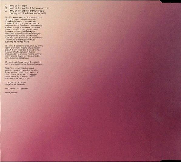 KYLIE MINOGUE - LOVE AT FIRST SIGHT | CD SINGLE USADO