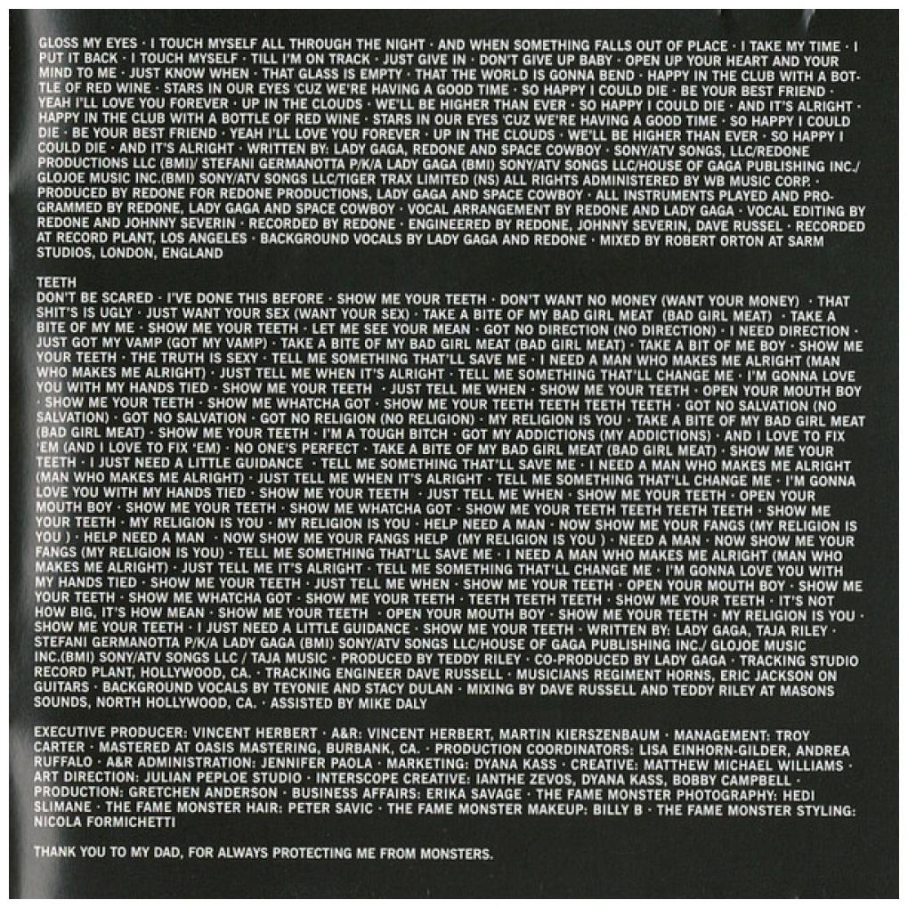 LADY GAGA - THE FAME MONSTER | CD