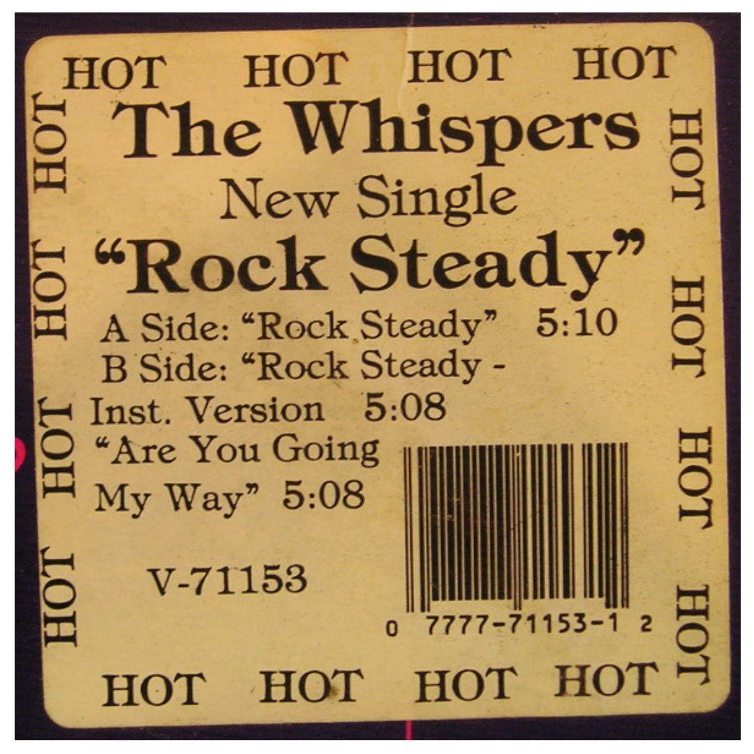 THE WHISPERS - ROCK STEADY | 12" MAXI SINGLE VINILO