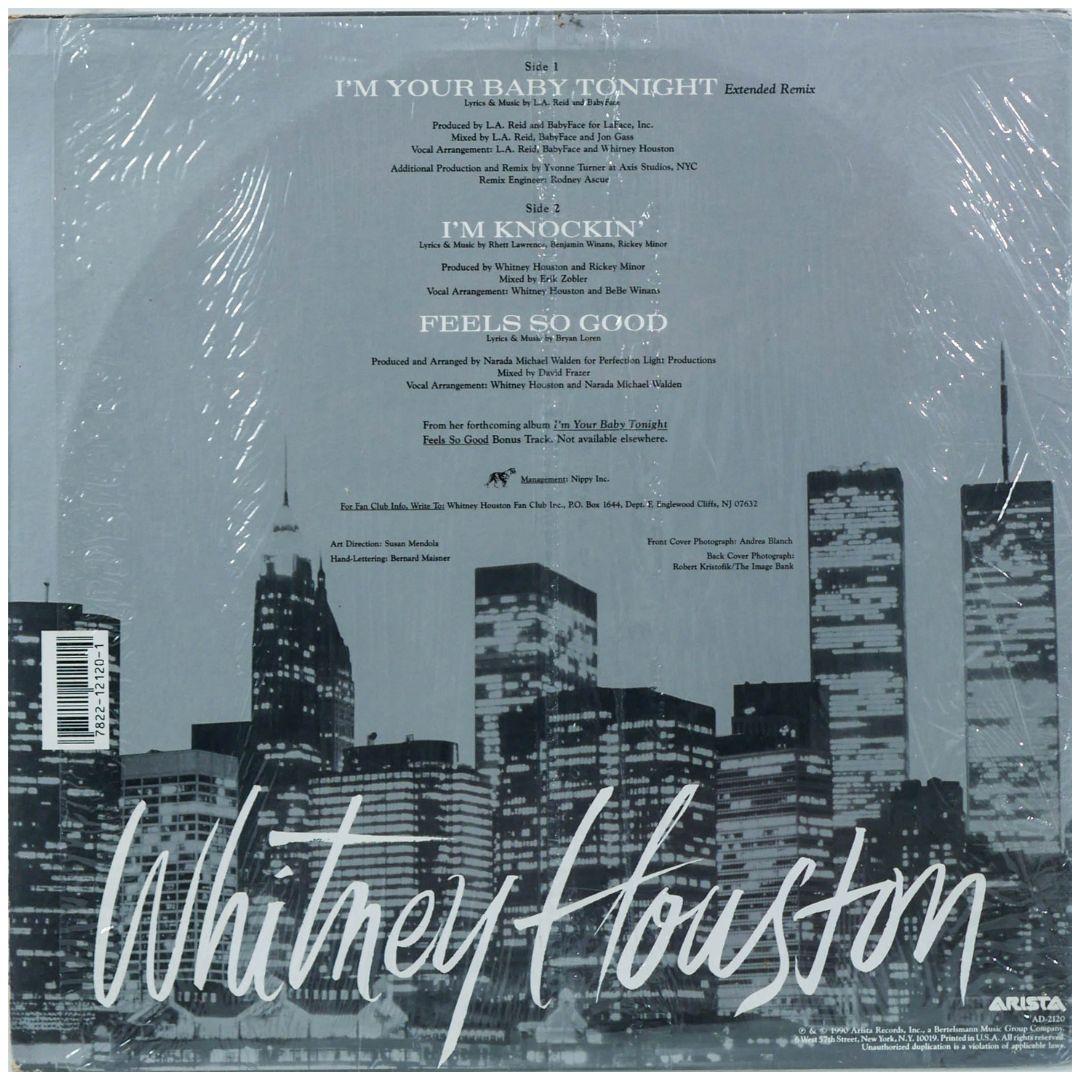 WHITNEY HOUSTON - I M YOUR BABY TONIGHT | 12" MAXI SINGLE USADO