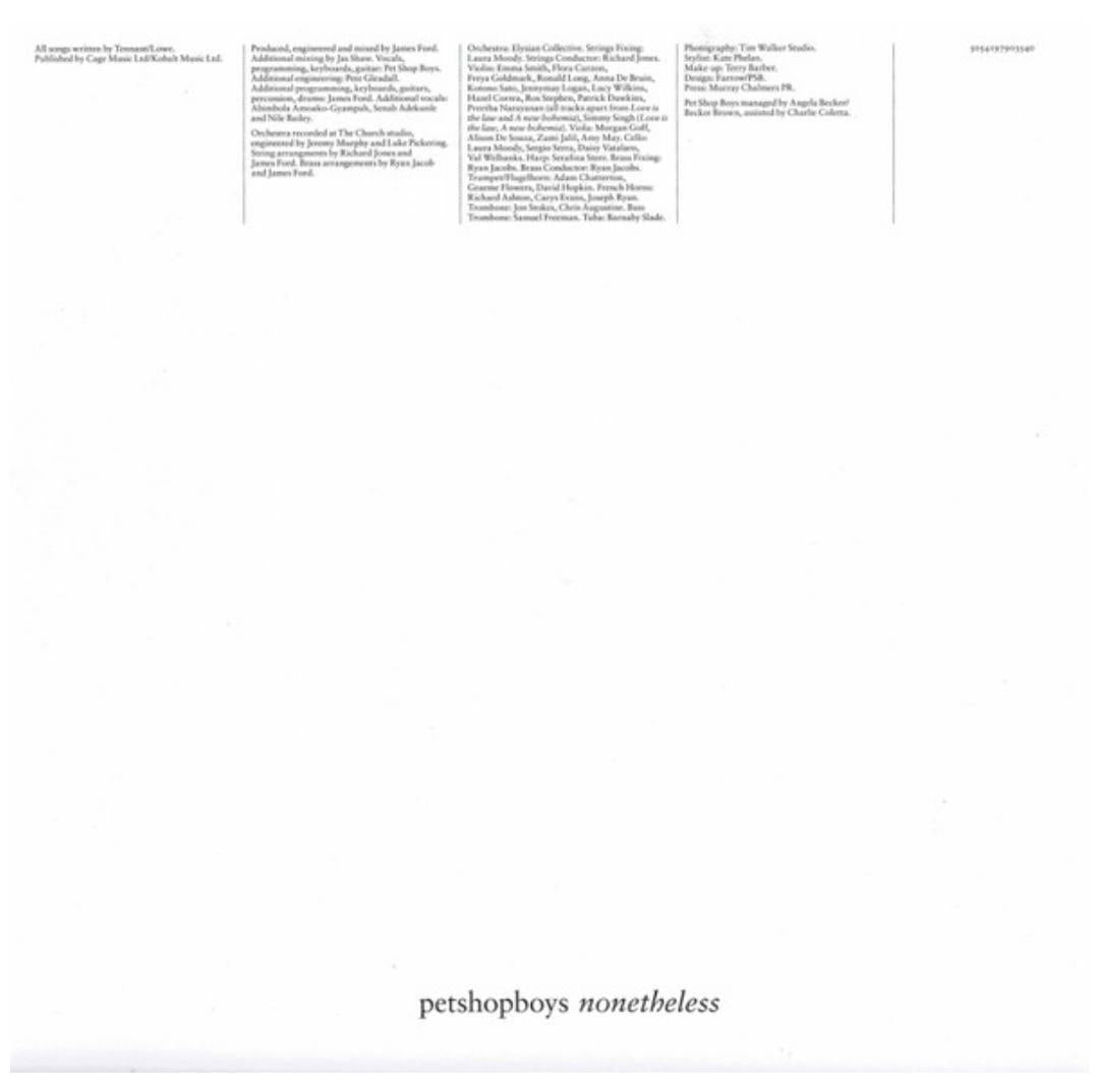 PET SHOP BOYS - NONETHELESS | VINILO