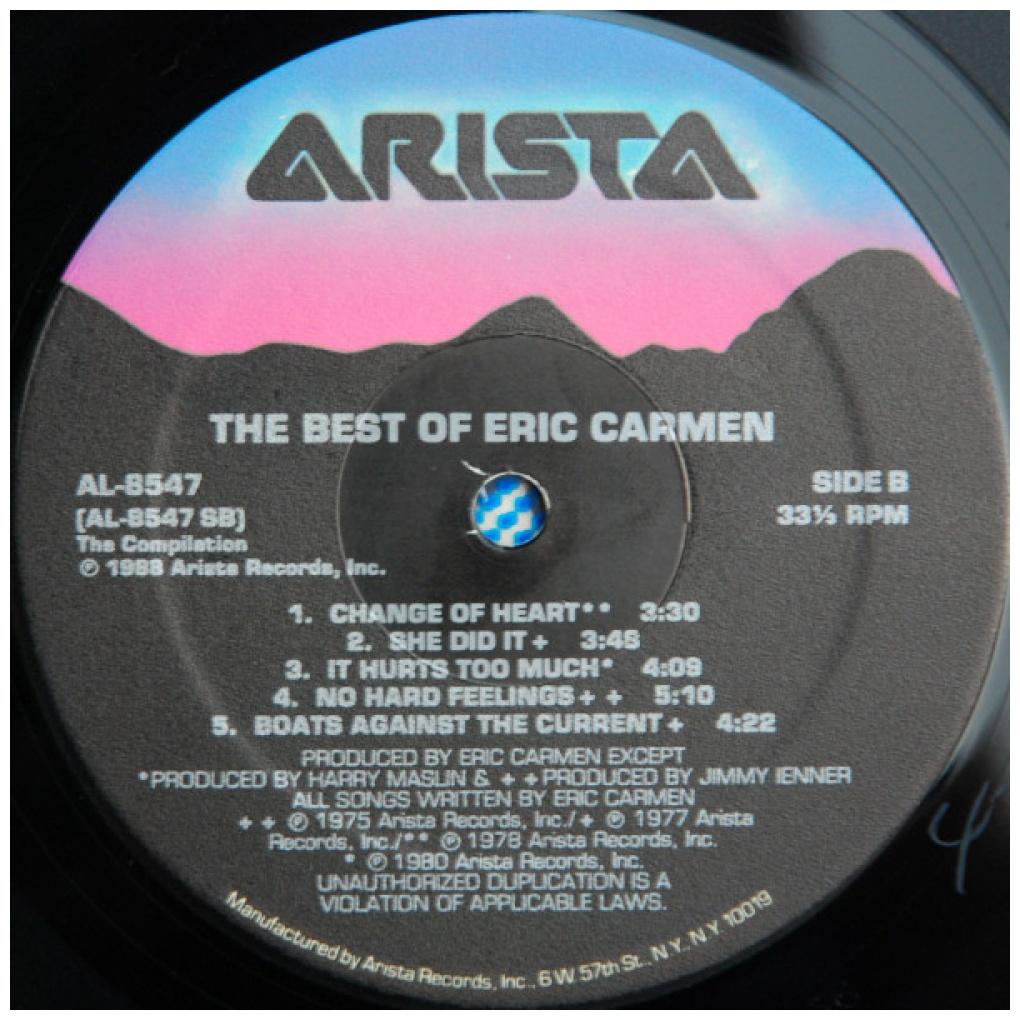 ERIC CARMEN - THE BEST OF | VINILO USADO