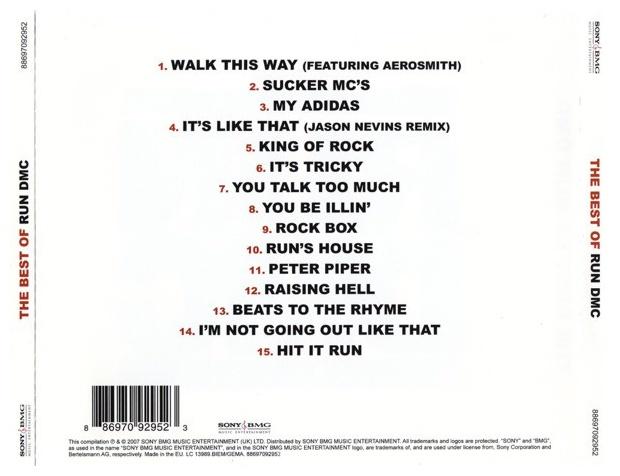 RUN DMC - BEST OF (UK COMPILATION) | CD