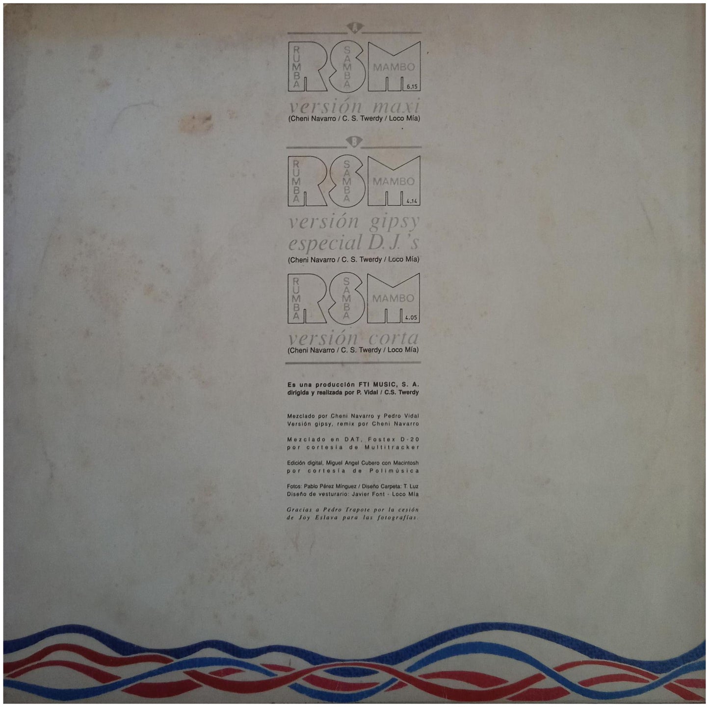 LOCOMIA - RSM - RUMBA SAMBA MAMBO | 12" MAXI SINGLE USADO