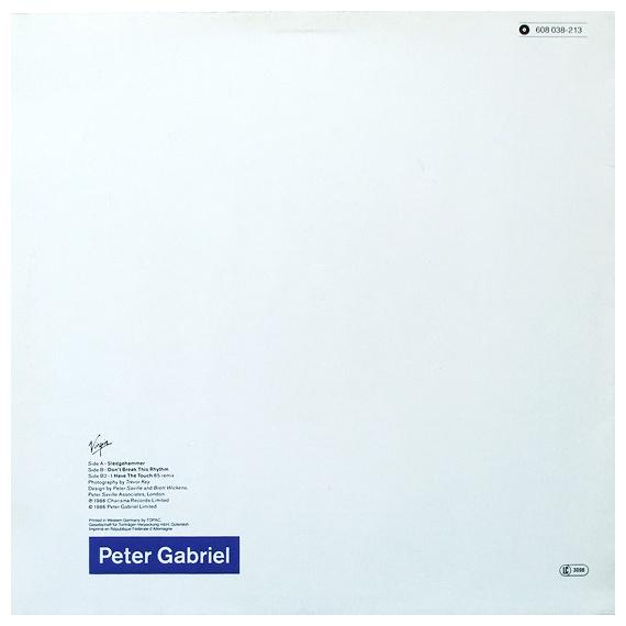 PETER GABRIEL - SLEDGEHAMMER | 12" MAXI SINGLE USADO