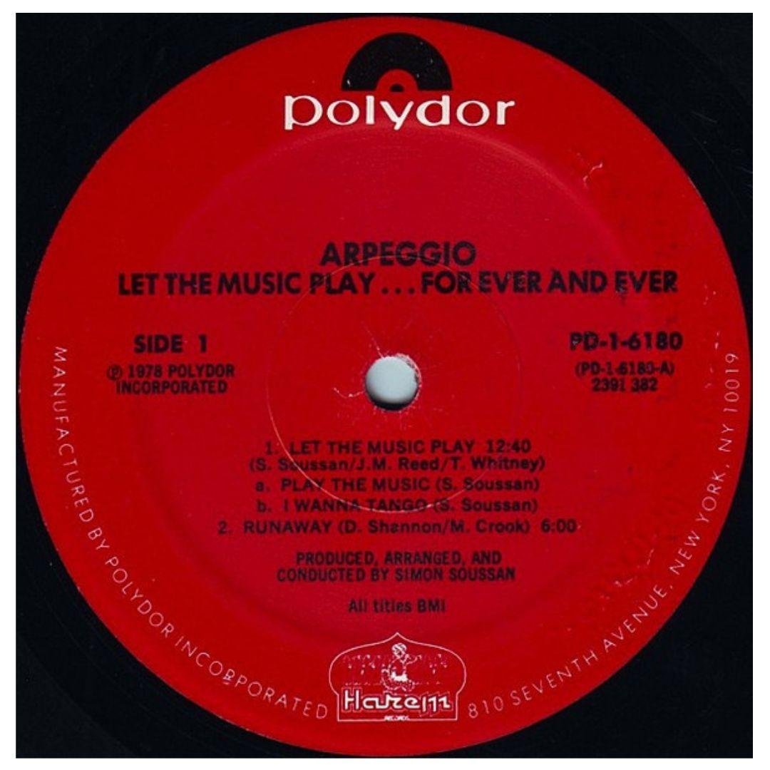ARPEGGIO - LET THE MUSIC PLAY | VINILO