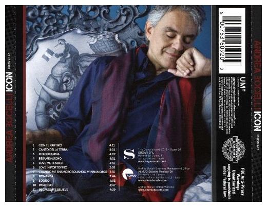 ANDREA BOCELLI - ICON: GREATEST HITS | CD