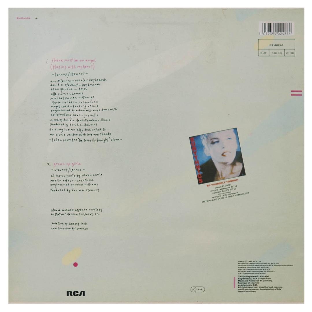EURYTHMICS - THERE MUST BE AN ANGEL (PLAYING WITH MY HEART) | 12" MAXI SINGLE USADO