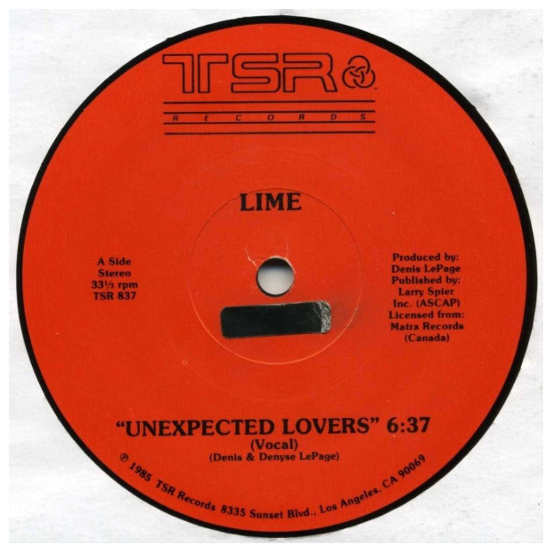 LIME - UNEXPECTED LOVERS | 12" MAXI SINGLE VINILO