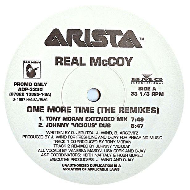 REAL MCCOY - ONE MORE TIME (THE REMIXES) | 12" MAXI SINGLE USADO