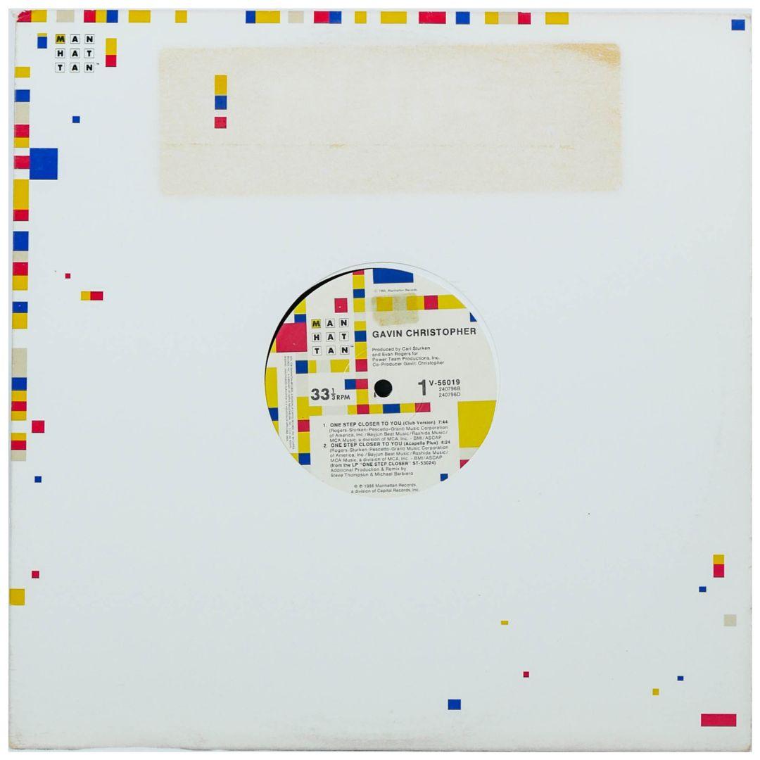 GAVIN CHRISTOPHER - ONE STEP CLOSER TO YOU | 12" MAXI SINGLE USADO