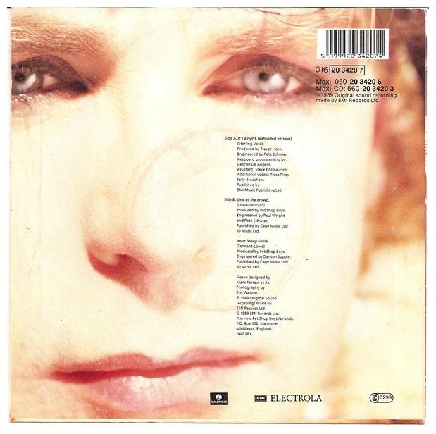 PET SHOP BOYS - IT S ALRIGHT | 7 SINGLE VINILO USADO