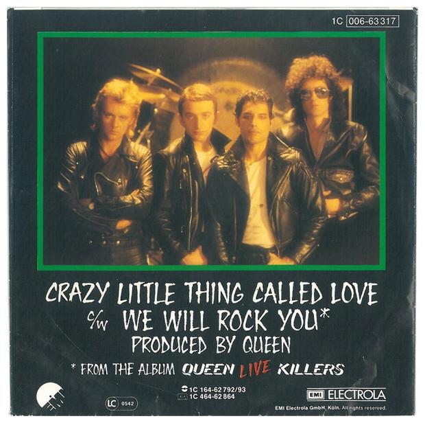 QUEEN - CRAZY LITTLE THING CALLED LOVE/WE WILL ROCK YOU | 7 SINGLE VINILO USADO