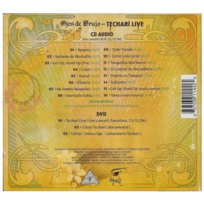 OJOS DE BRUJO - TECHARI LIVE (CD+DVD) | CD