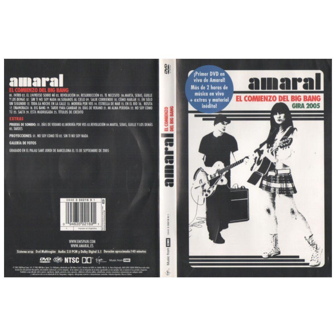 AMARAL - EL COMIENZO DEL BIG BANG: GIRA 2005 | DVD
