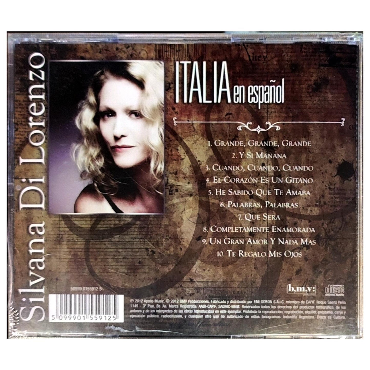 SILVANA DI LORENZO - ITALIA EN ESPANOL | CD