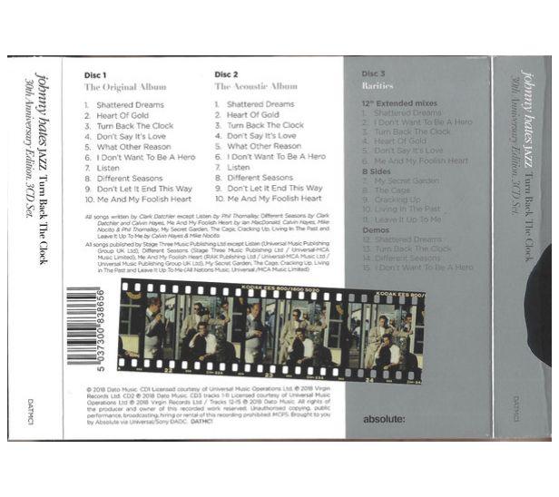 JOHNNY HATES JAZZ - TURN BACK THE CLOCK (3CD) | CD