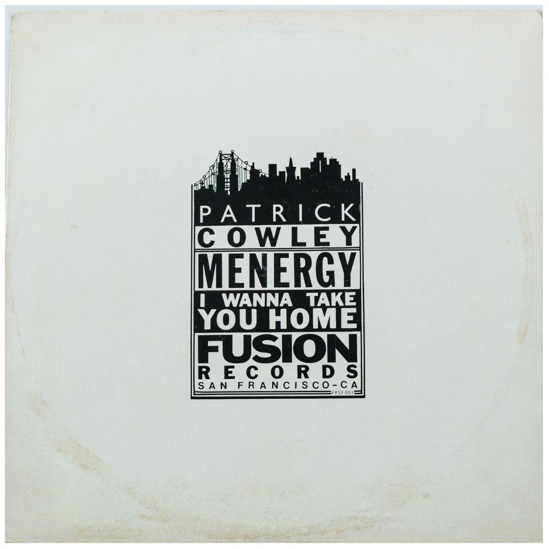 PATRICK COWLEY - MENERGY | 12" MAXI SINGLE USADO