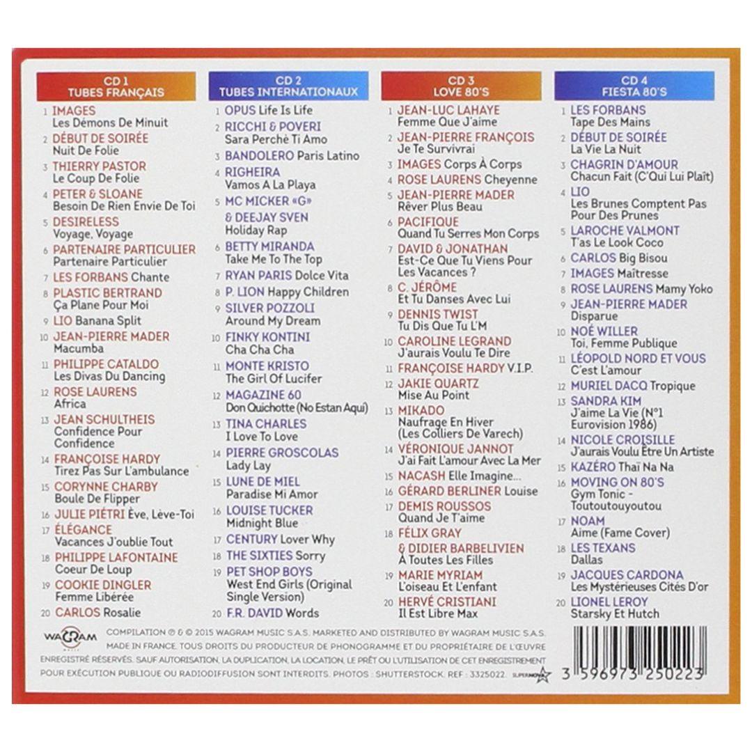 MEGA ANN"ES 80 - VARIOUS 80"S ANN"ES HITS (4CD) | CD