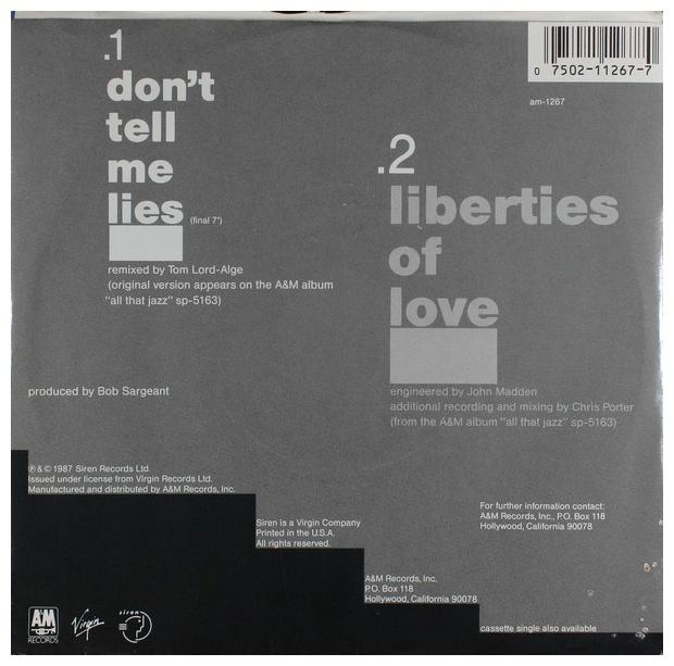 BREATHE - DON T TELL ME LIES | 7" SINGLE USADO