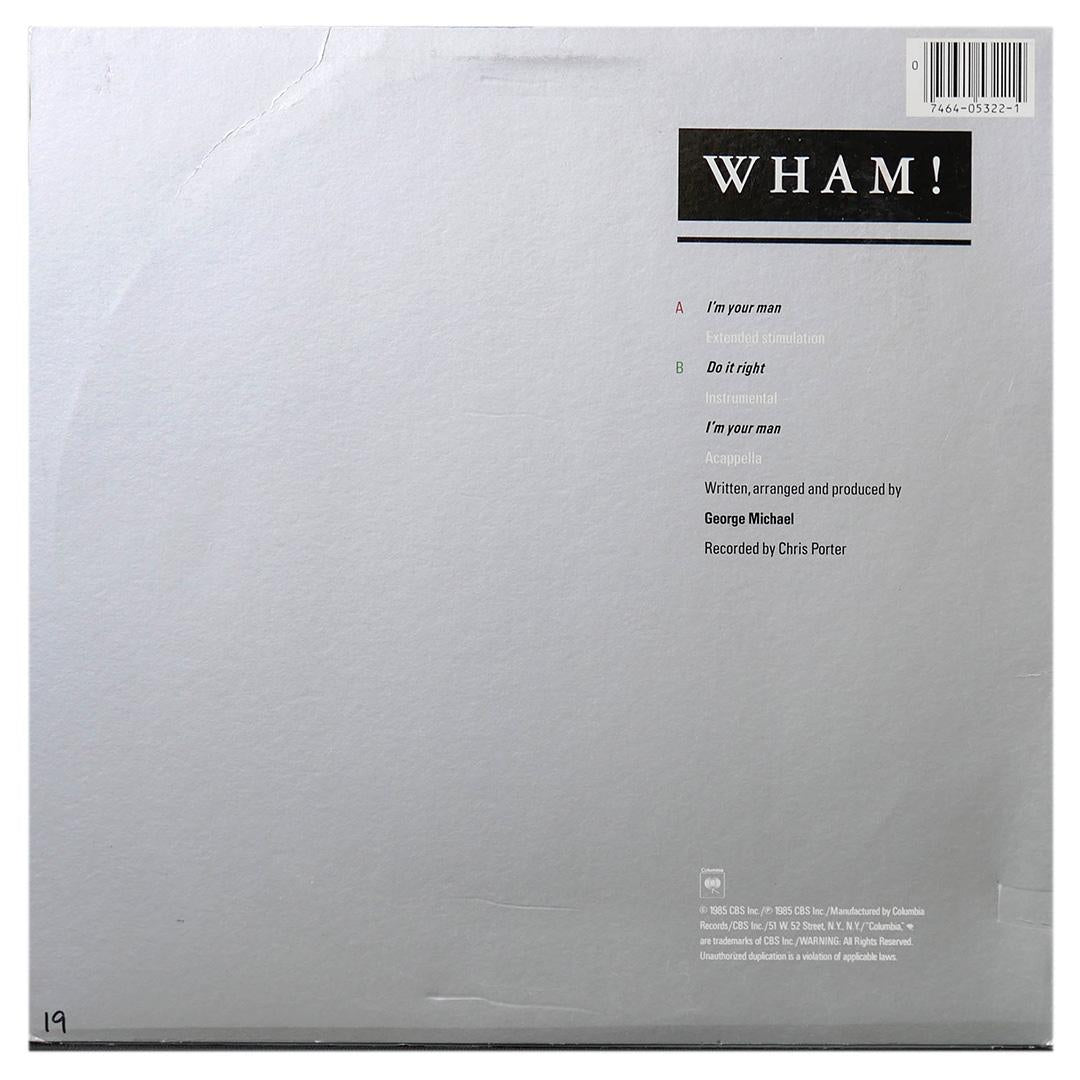 WHAM - I M YOUR MAN | 12" MAXI SINGLE USADO