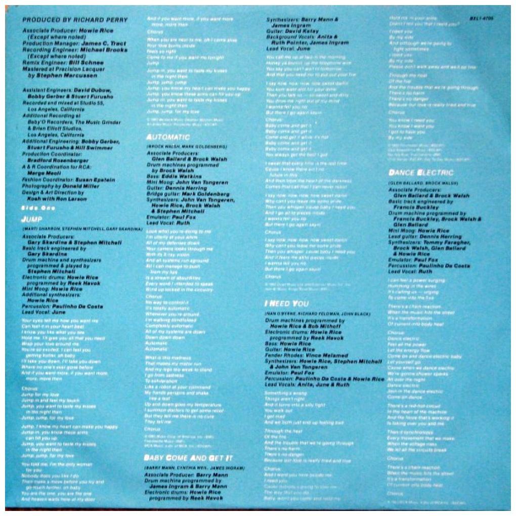 POINTER SISTERS - BREAK OUT | VINILO USADO