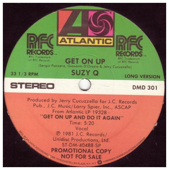 SUZY Q - GET ON UP AND DO IT AGAIN | 12" MAXI SINGLE USADO