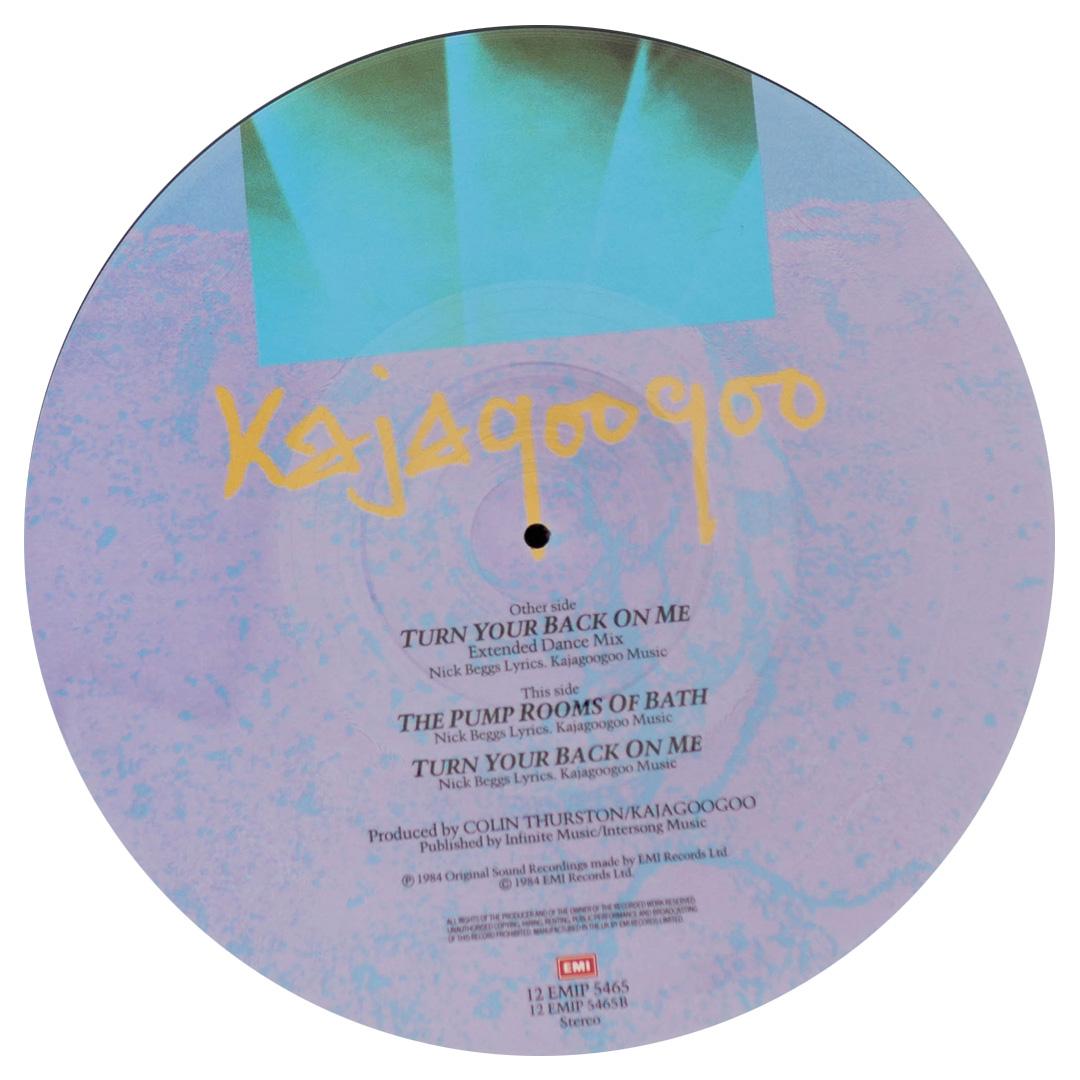 KAJAGOOGOO - TURN YOUR BACK ON ME (PICTURE DISC) | 12" MAXI SINGLE VINILO USADO