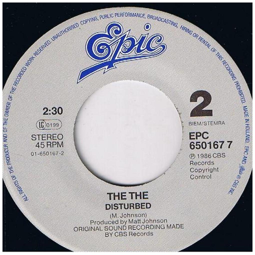 THE THE - INFECTED | 7" MAXI USADO