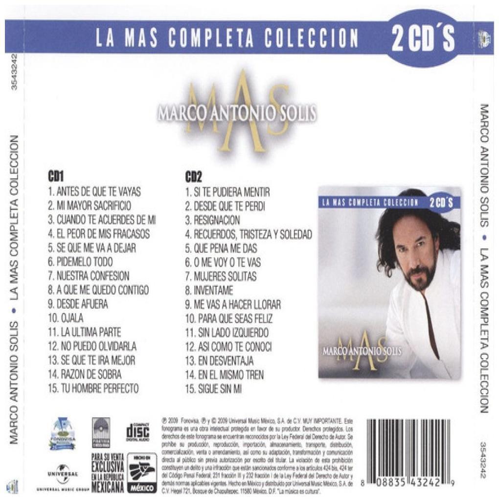 MARCO ANTONIO SOLIS - LA MAS COMPLETA COLECCION (2CD) | CD