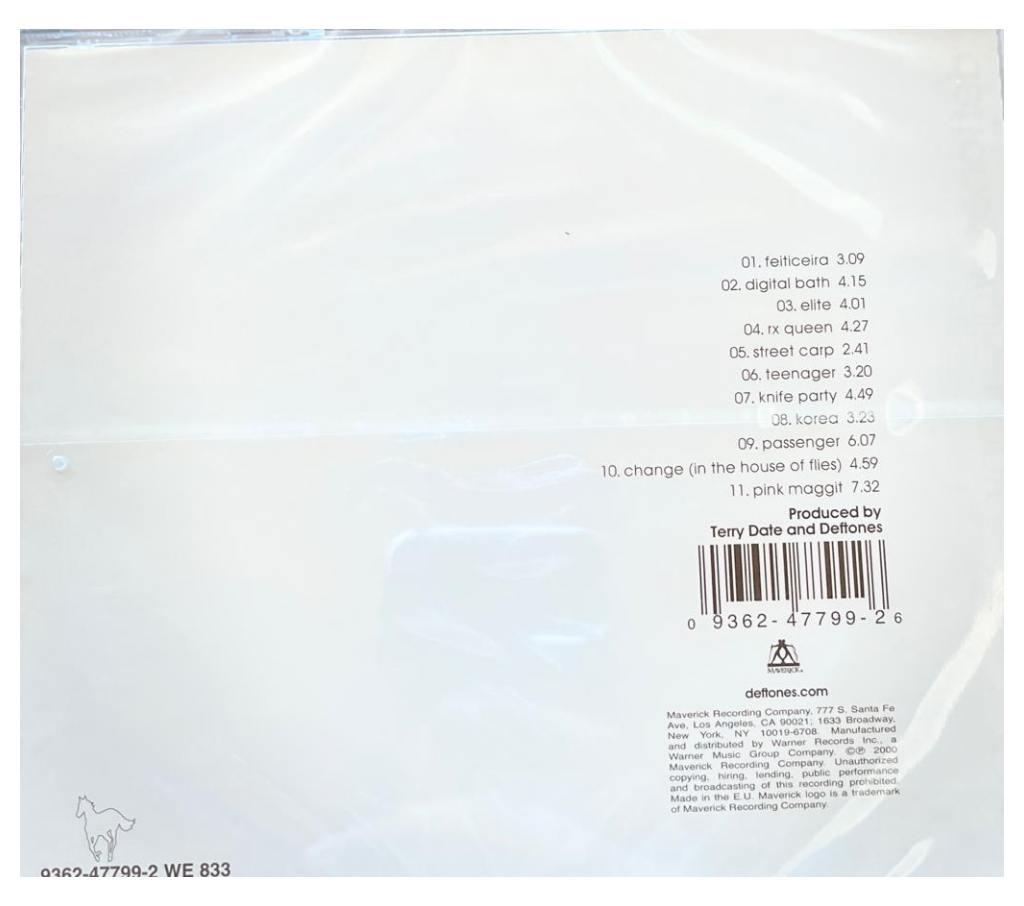 DEFTONES - WHITE PONY | CD