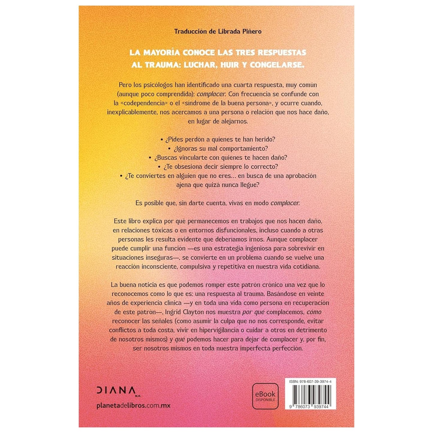 COMPLACER (TAPA BLANDA) - INGRID CLAYTON | LIBRO
