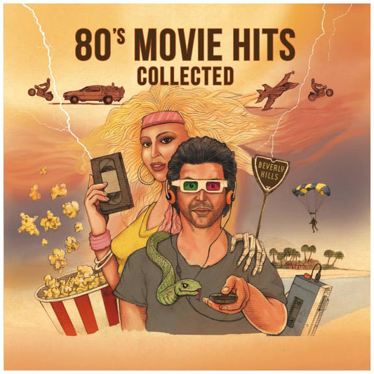 80 S MOVIE HITS - COLLECTED (2LP) (BLUE & GOLD VINYL) | VINILO