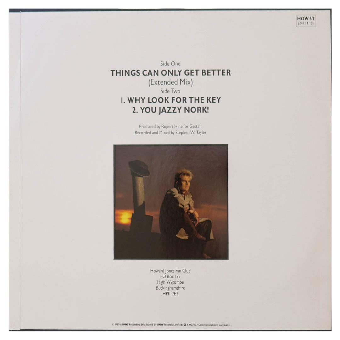 HOWARD JONES - THINGS CAN ONLY GET BETTER | 12" MAXI SINGLE USADO