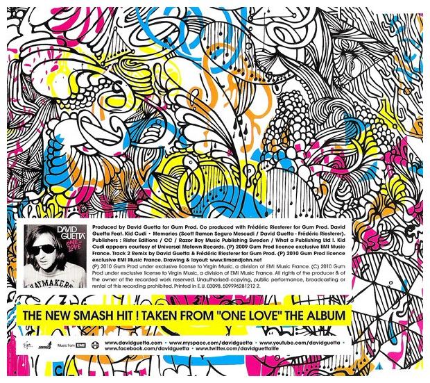 DAVID GUETTA feat. KID CUDI - MEMORIES | CD SINGLE USADO