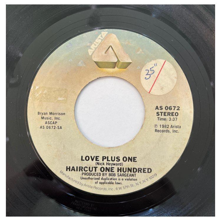 HAIRCUT ONE HUNDRED - LOVE PLUS ONE/FAVOURITE SHIRTS | 7" SINGLE VINILO USADO