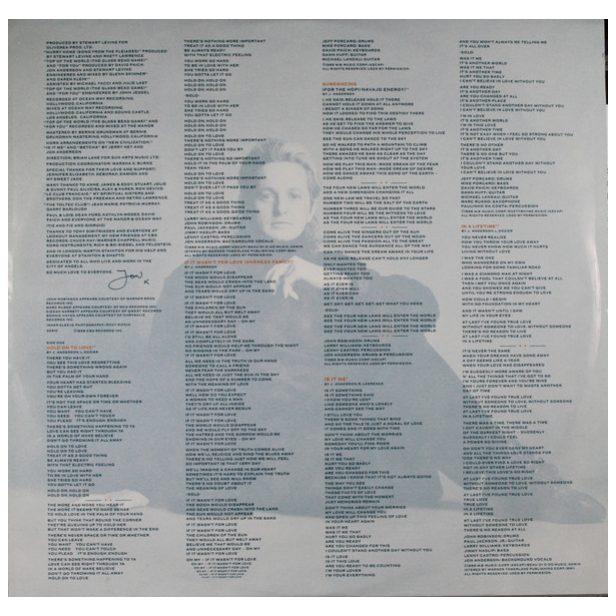 JON ANDERSON - IN THE CITY OF ANGELS | VINILO USADO