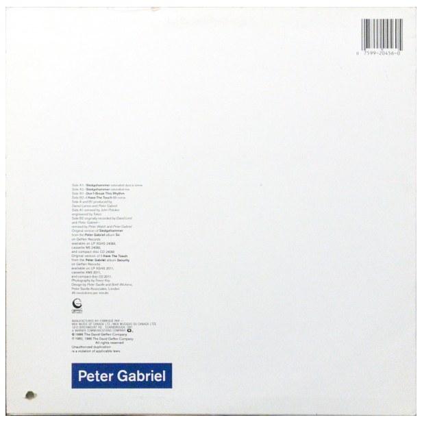 PETER GABRIEL - SLEDGEHAMMER | 12" MAXI SINGLE USADO