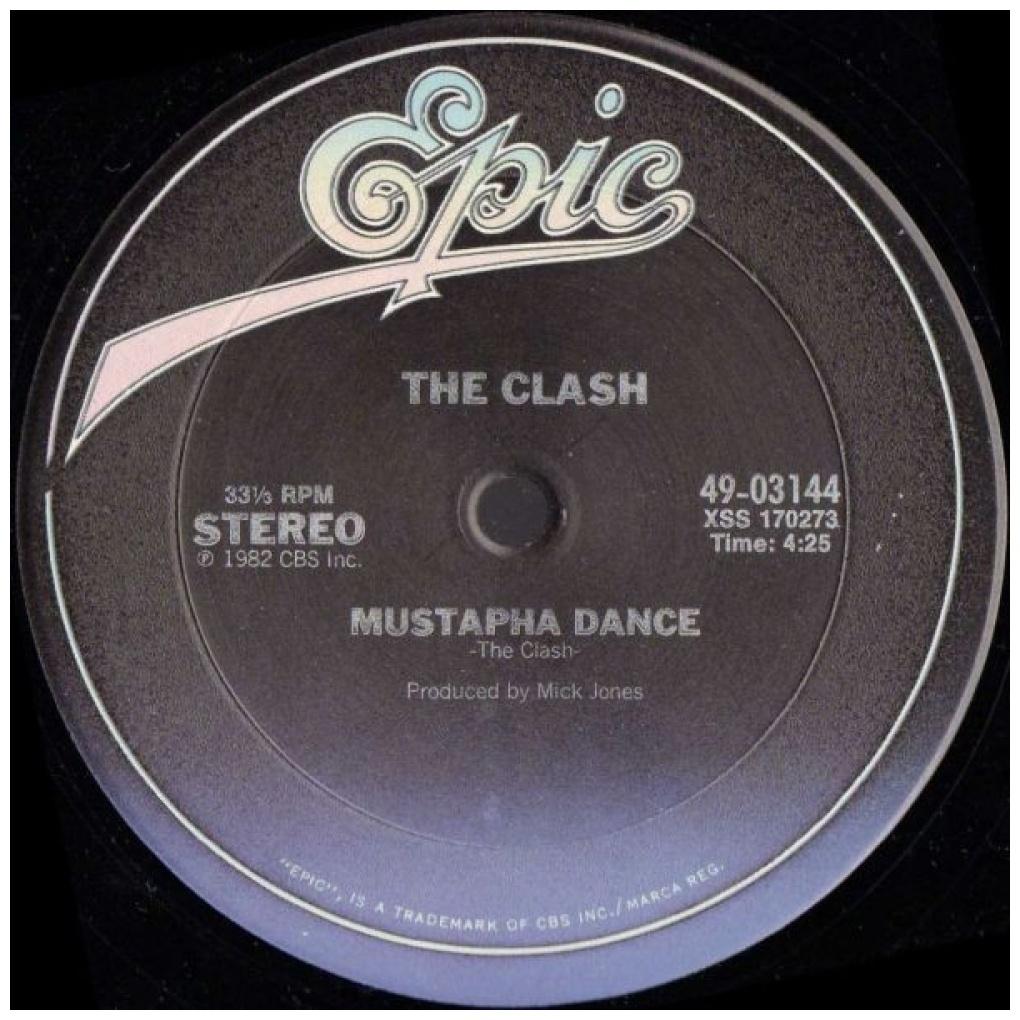CLASH - ROCK THE CASBAH/MUSTAPHA DANCE | 12'' MAXI SINGLE USADO