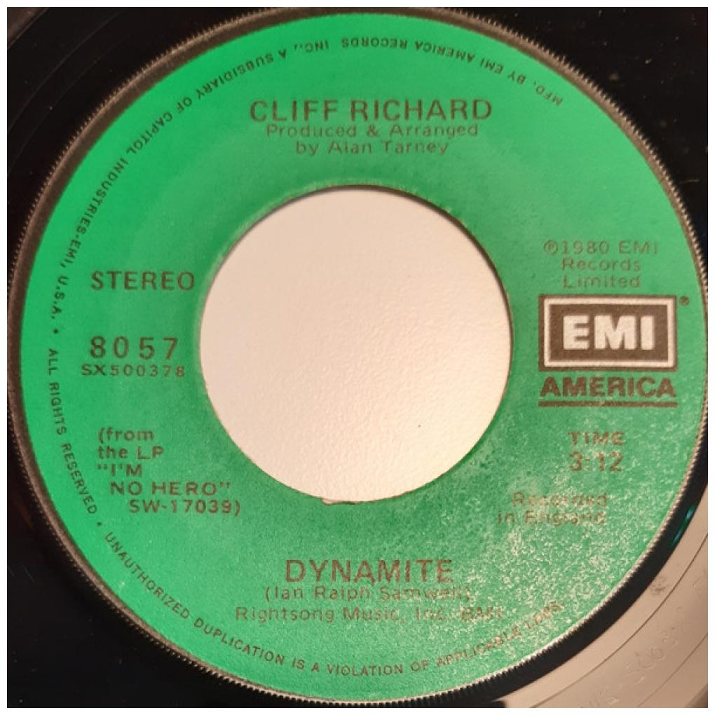 CLIFF RICHARD - DREAMING | 7" SINGLE USADO