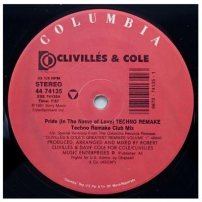 CLIVILLES & COLE - PRIDE IN THE NAME OF LOVE VINILO | 12" MAXI SINGLE USADO