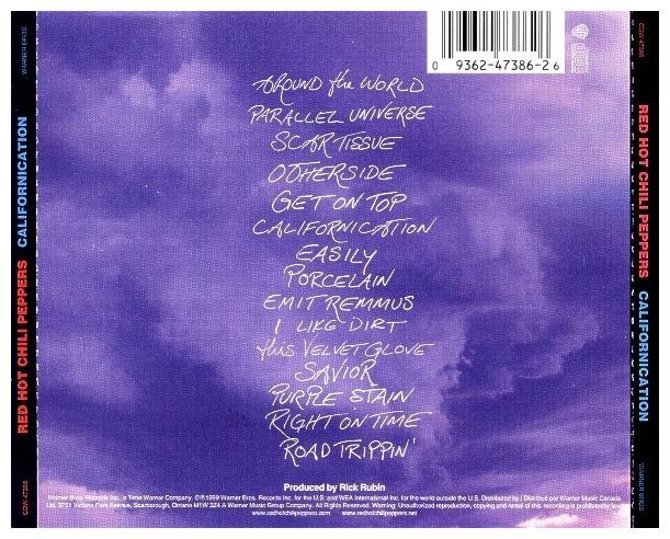 RED HOT CHILI PEPPERS - CALIFORNICATION | CD