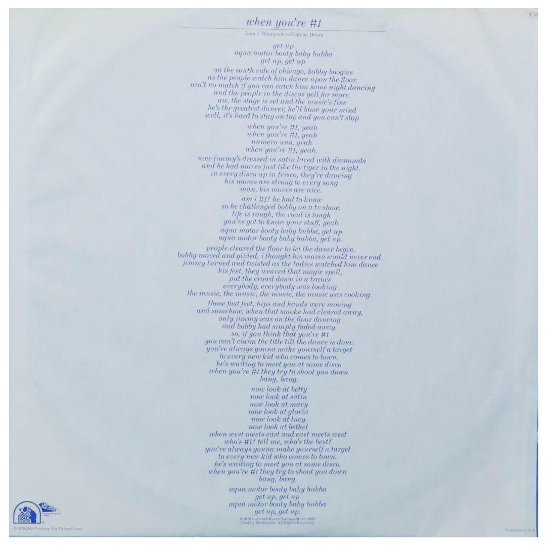 GENE CHANDLER - WHEN YOU RE #1 | VINILO USADO