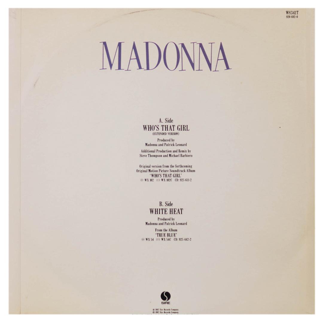 MADONNA - WHO S THAT GIRL | 12" MAXI SINGLE USADO